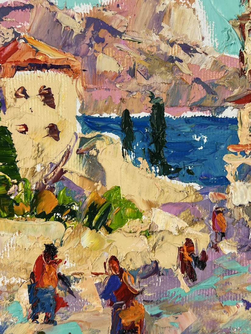 Oil painting The Road to the Sea Through the City Oleksiy Ivanyuk - 5