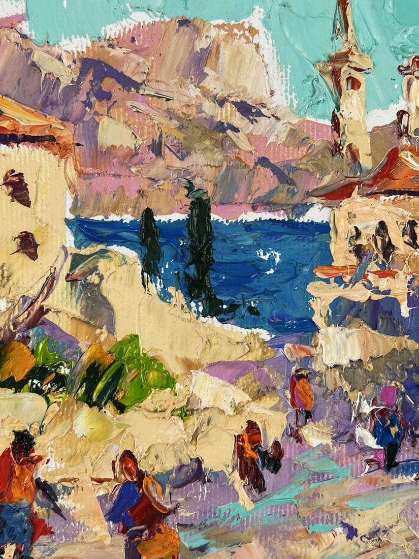 Oil painting The Road to the Sea Through the City Oleksiy Ivanyuk - 6