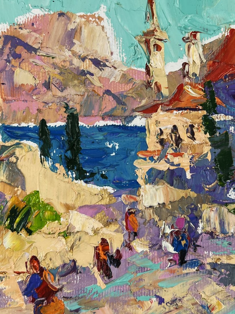 Oil painting The Road to the Sea Through the City Oleksiy Ivanyuk - 7