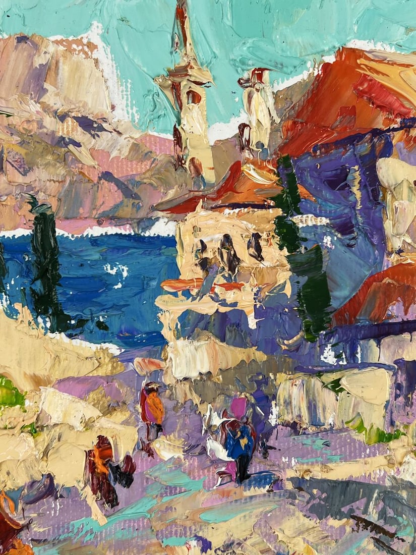 Oil painting The Road to the Sea Through the City Oleksiy Ivanyuk - 8