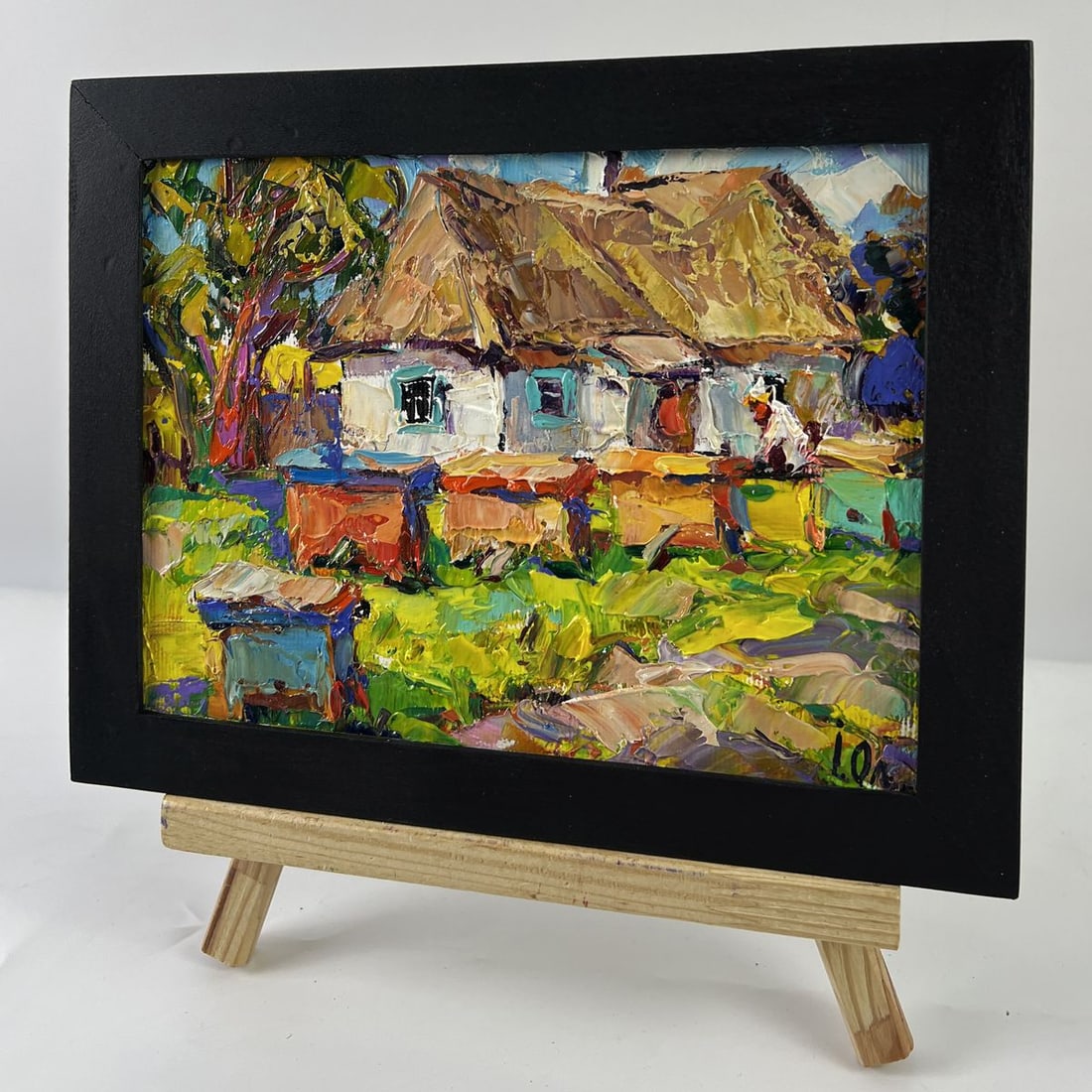 Oil painting Bee Apiary in the Village Oleksiy Ivanyuk - 2