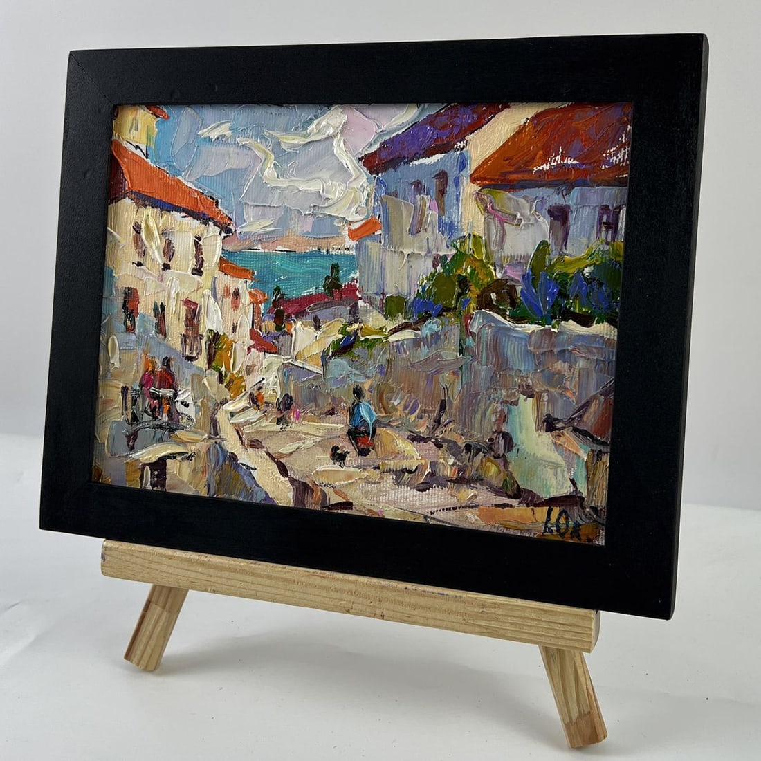 Oil painting Sunny Day in the Sea City Oleksiy Ivanyuk - 2