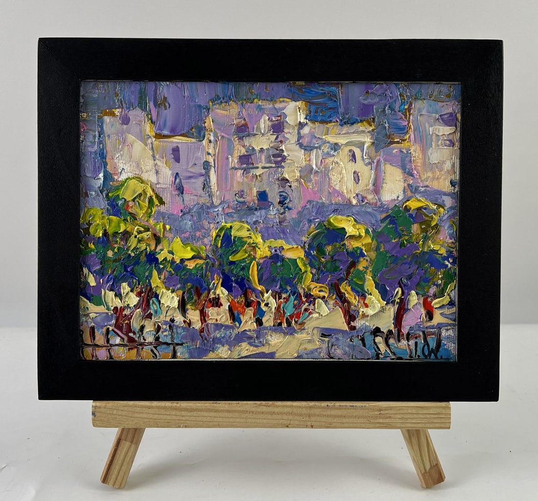 Oil painting Morning in the City Oleksiy Ivanyuk: Title: Oil painting Morning in the City Oleksiy Ivanyuk Description: No.AAA6673*** ABOUT THIS PAINTING **** TITLE: "Morning in the City"* ARTISTS: Oleksiy Ivanyuk* SIZE: 15x20 cm/5.90x7.87 inches'* ME