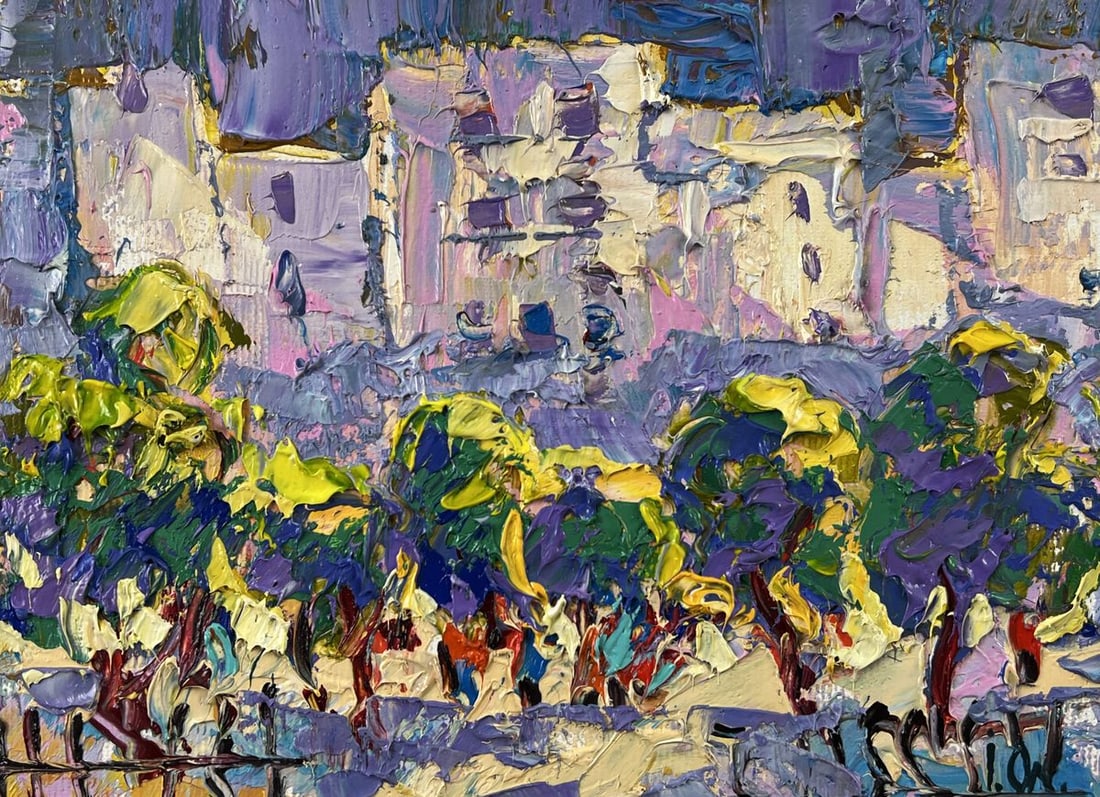 Oil painting Morning in the City Oleksiy Ivanyuk - 3