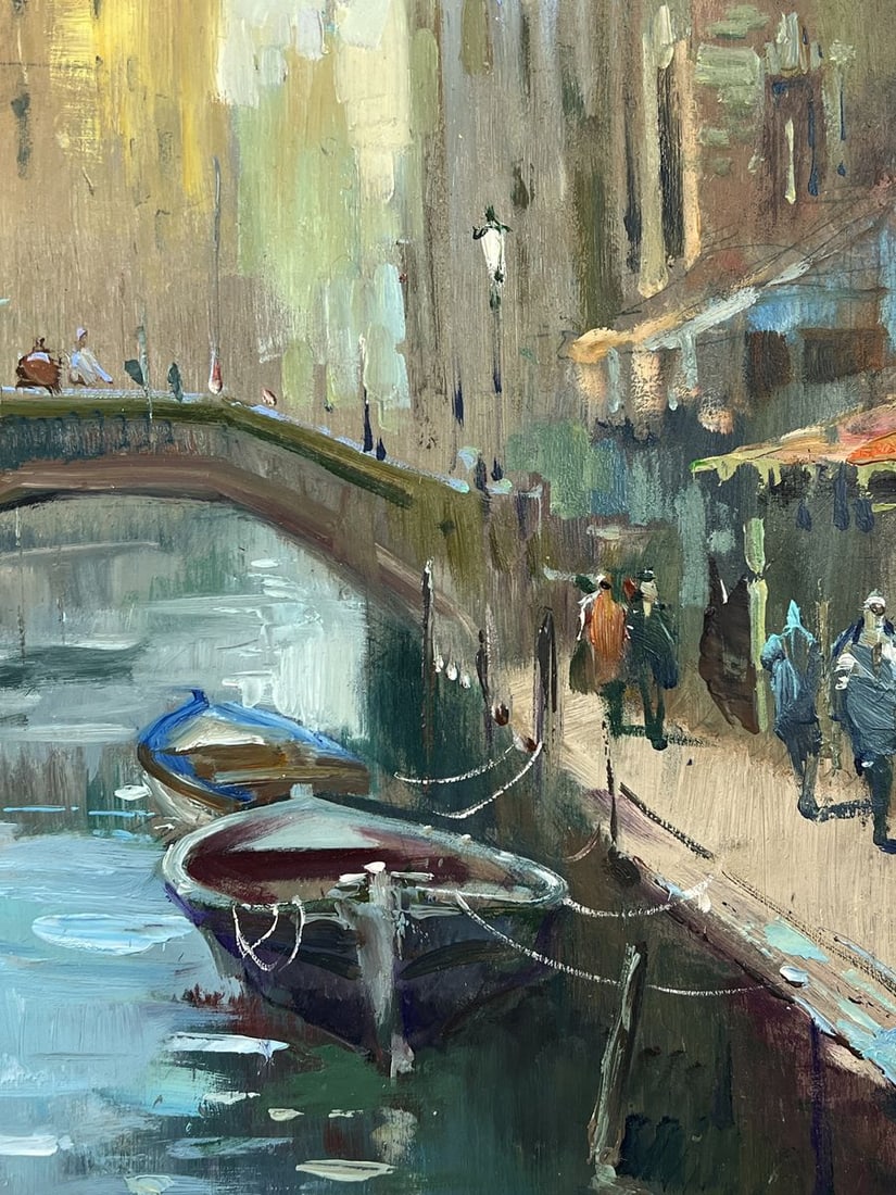 Oil painting Life in the River City Yuriy Suprunchuk - 10