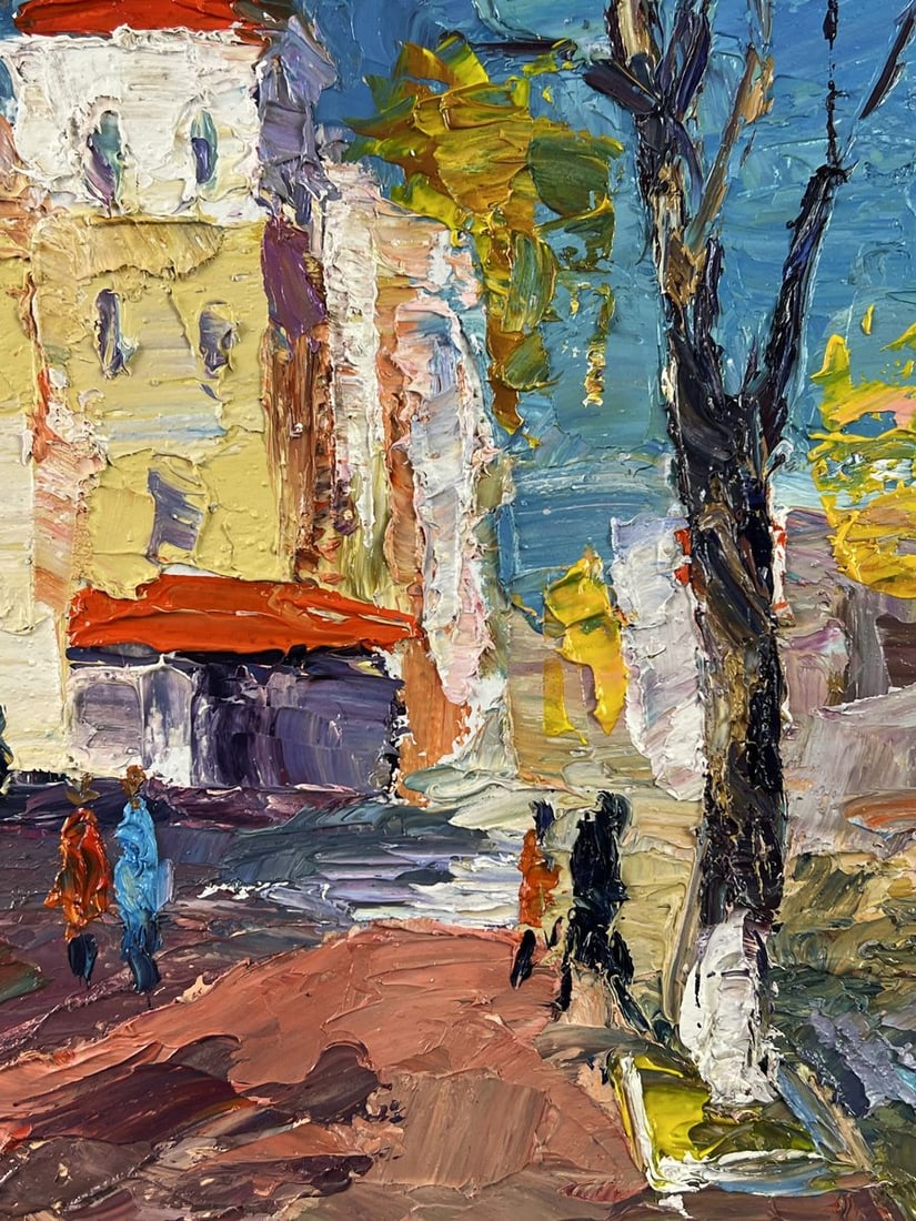 Oil painting City Bustle in the Middle of the Day Boris Serdyuk - 7