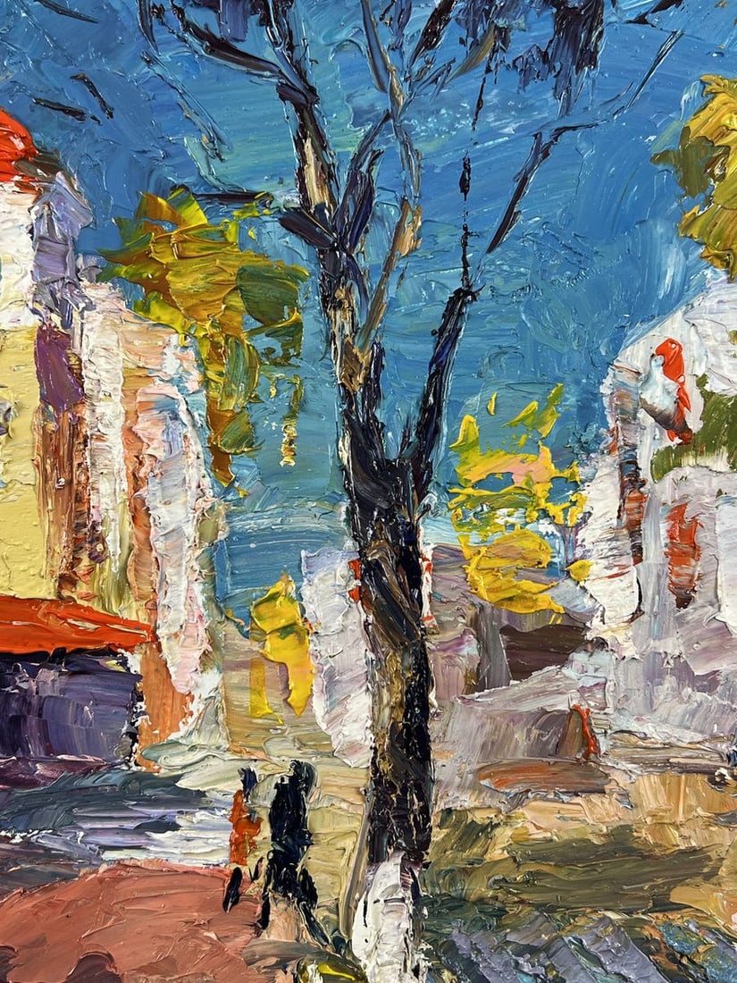 Oil painting City Bustle in the Middle of the Day Boris Serdyuk - 8