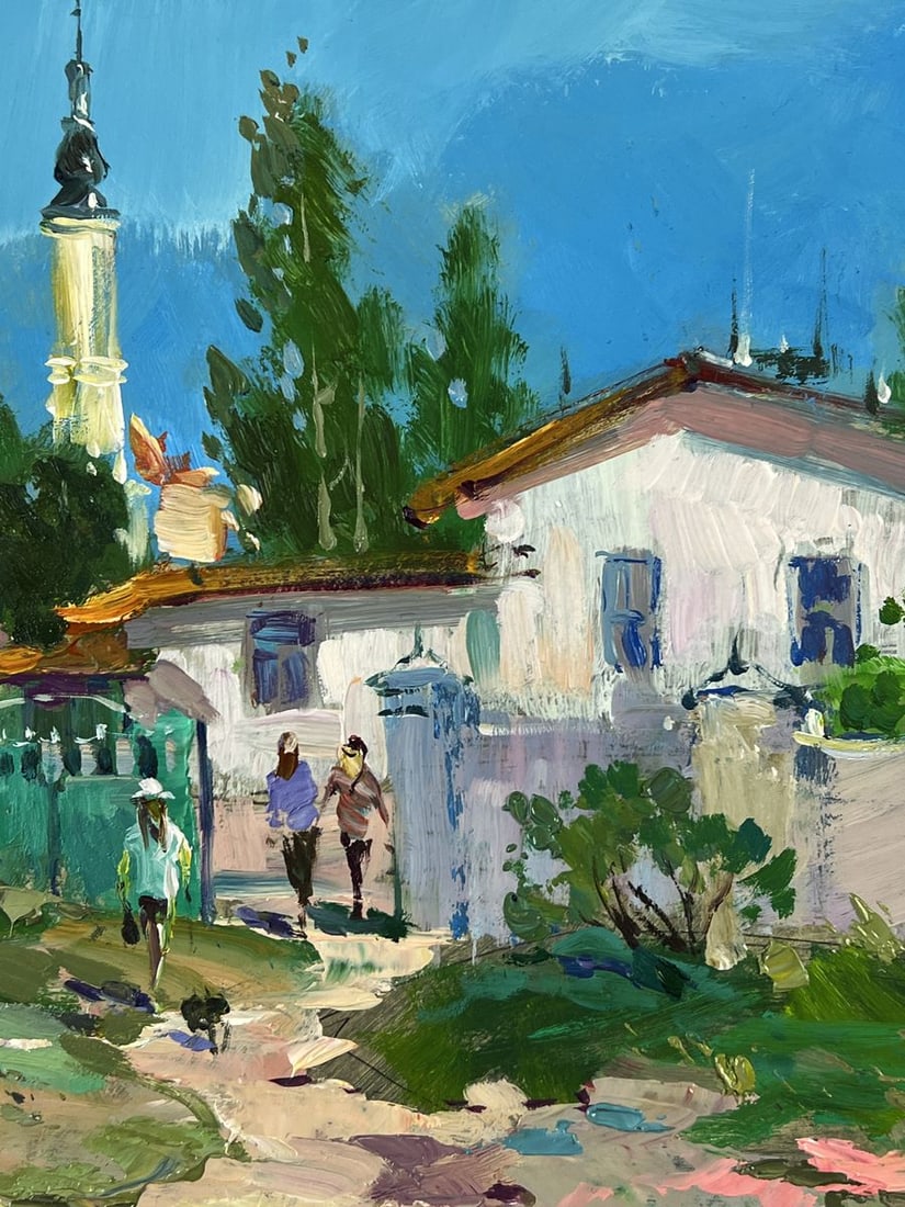 Oil painting Sunny House at the Edge of the City Yuriy Suprunchuk - 6