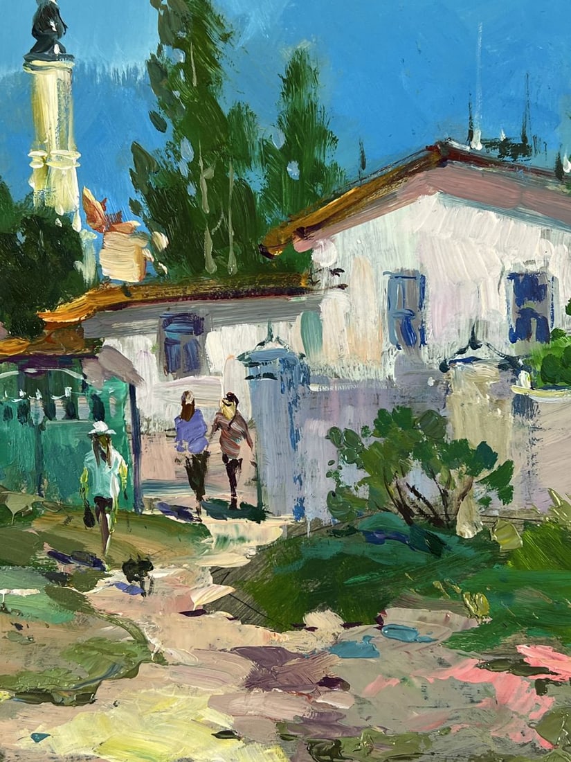 Oil painting Sunny House at the Edge of the City Yuriy Suprunchuk - 7