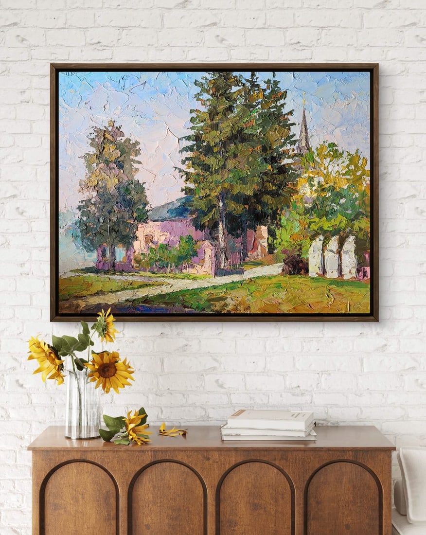 Oil painting Entrance to the Beautiful City Boris Serdyuk - 2