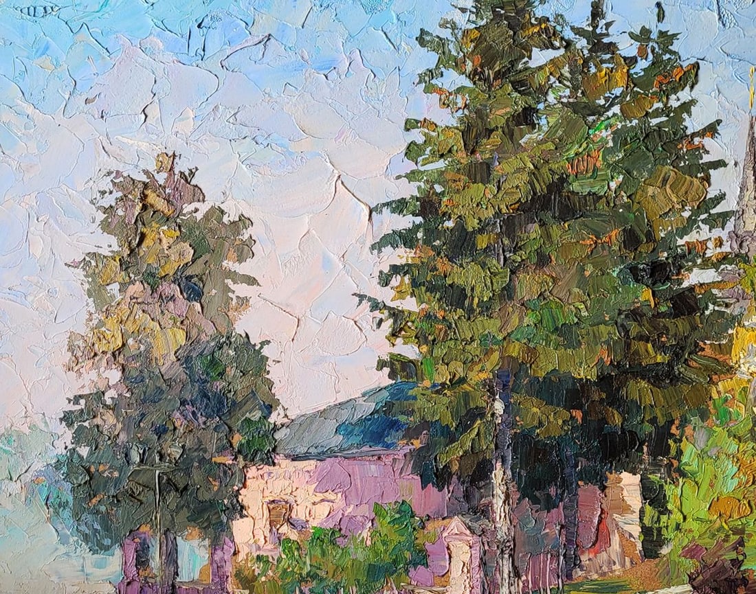 Oil painting Entrance to the Beautiful City Boris Serdyuk - 4