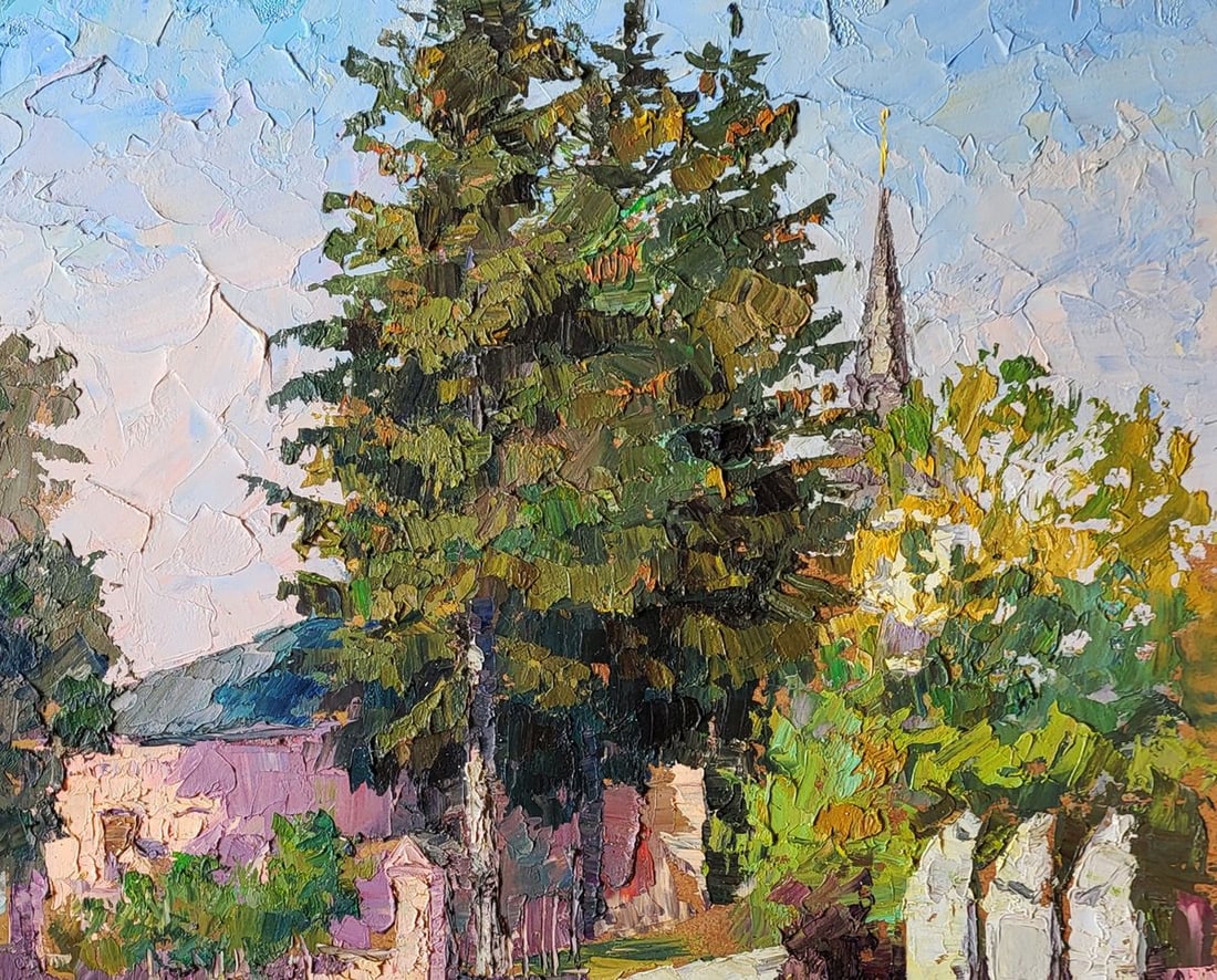 Oil painting Entrance to the Beautiful City Boris Serdyuk - 5