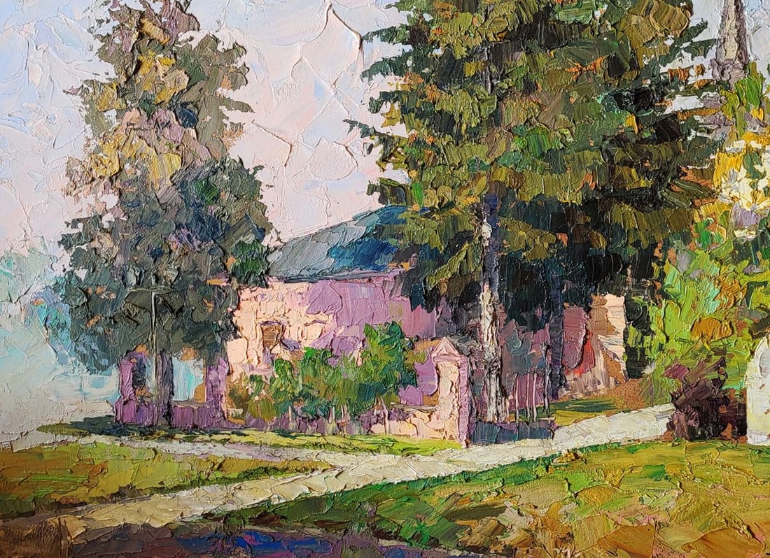 Oil painting Entrance to the Beautiful City Boris Serdyuk - 6