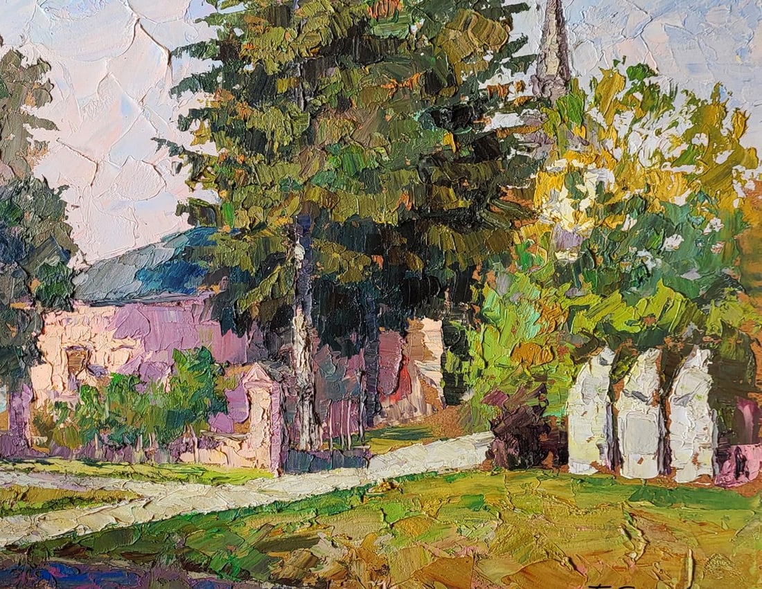 Oil painting Entrance to the Beautiful City Boris Serdyuk - 7