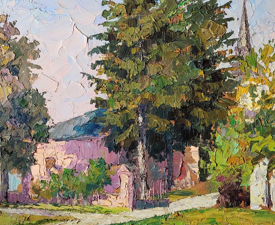 Oil painting Entrance to the Beautiful City Boris Serdyuk - 8