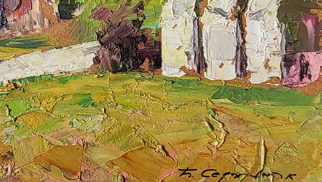 Oil painting Entrance to the Beautiful City Boris Serdyuk - 9