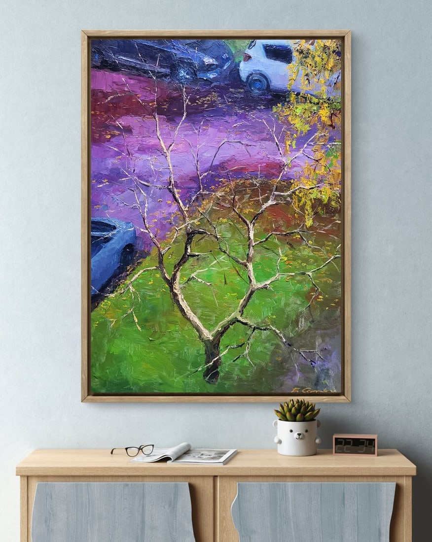 Oil painting Outside the Window Boris Serdyuk - 2