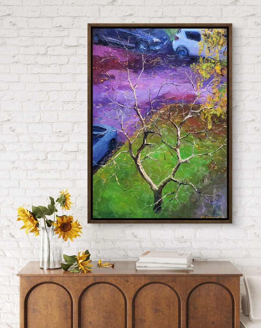 Oil painting Outside the Window Boris Serdyuk - 3