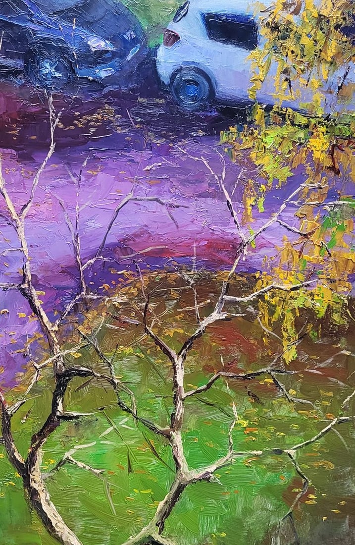 Oil painting Outside the Window Boris Serdyuk - 5