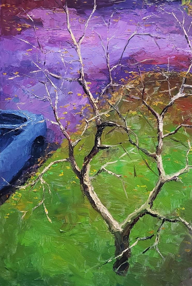 Oil painting Outside the Window Boris Serdyuk - 6