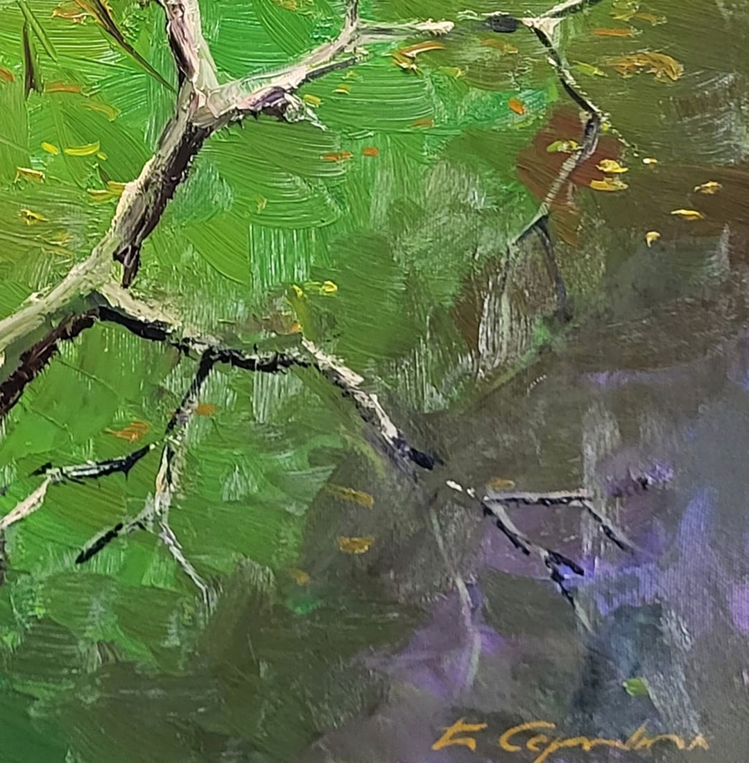 Oil painting Outside the Window Boris Serdyuk - 8