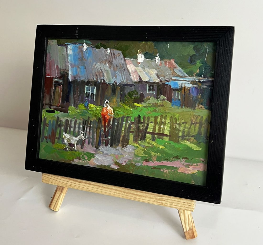 Oil painting Country courtyard Yuriy Suprunchuk - 2