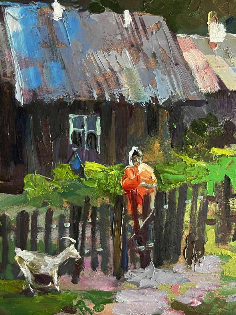 Oil painting Country courtyard Yuriy Suprunchuk - 4