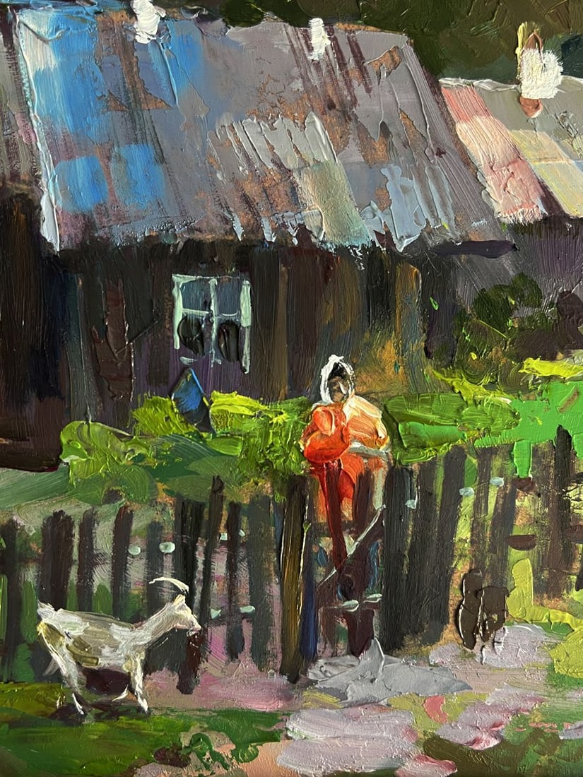 Oil painting Country courtyard Yuriy Suprunchuk - 5