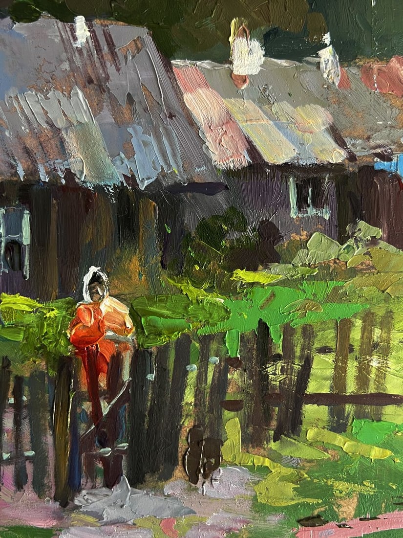 Oil painting Country courtyard Yuriy Suprunchuk - 6