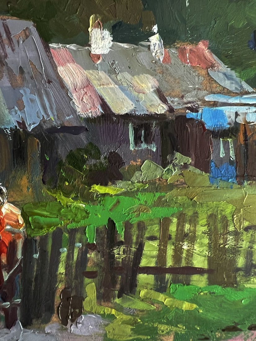 Oil painting Country courtyard Yuriy Suprunchuk - 9