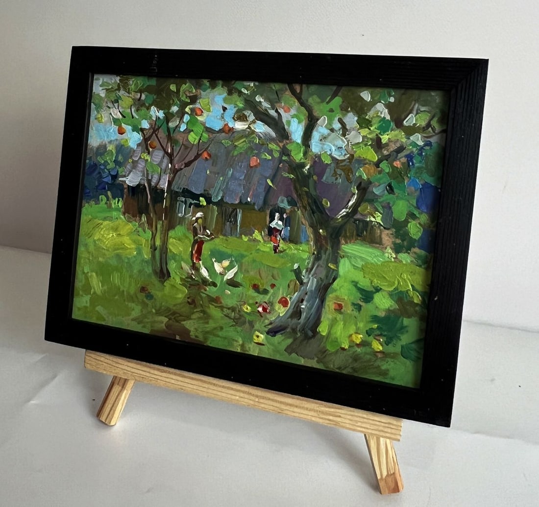 Oil painting Countryside walk Yuriy Suprunchuk - 2