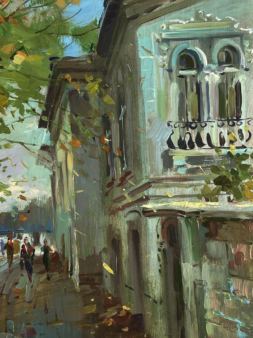Oil painting City street during the day Yuriy Suprunchuk - 10
