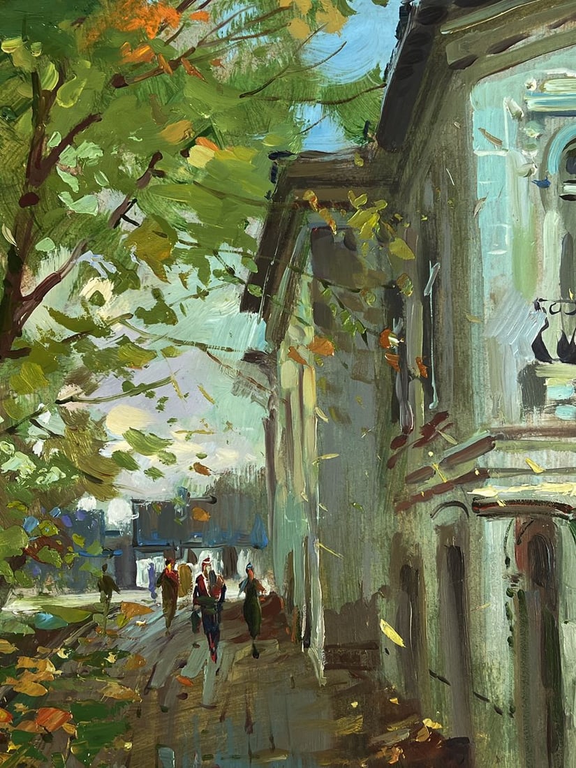 Oil painting City street during the day Yuriy Suprunchuk - 7