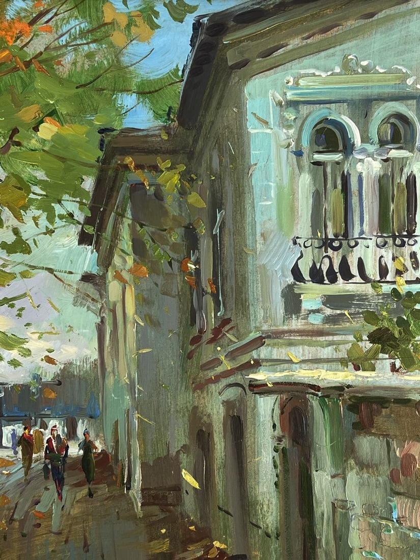 Oil painting City street during the day Yuriy Suprunchuk - 9