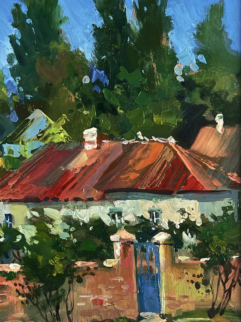 Oil painting Village courtyard Yuriy Suprunchuk - 10