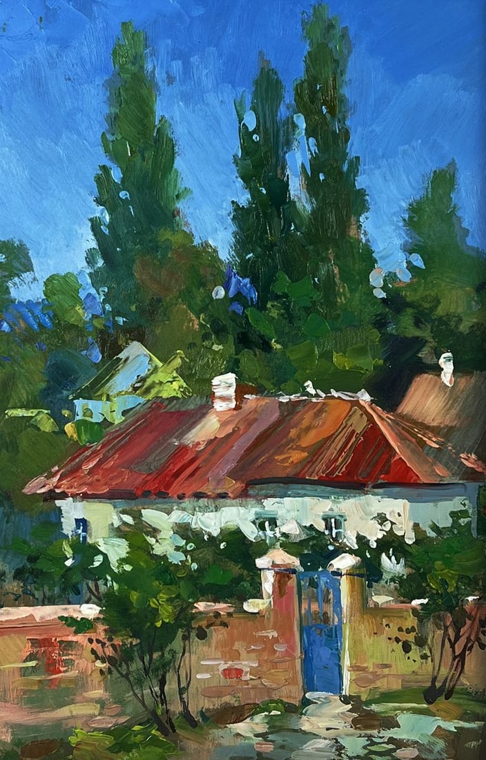 Oil painting Village courtyard Yuriy Suprunchuk - 3