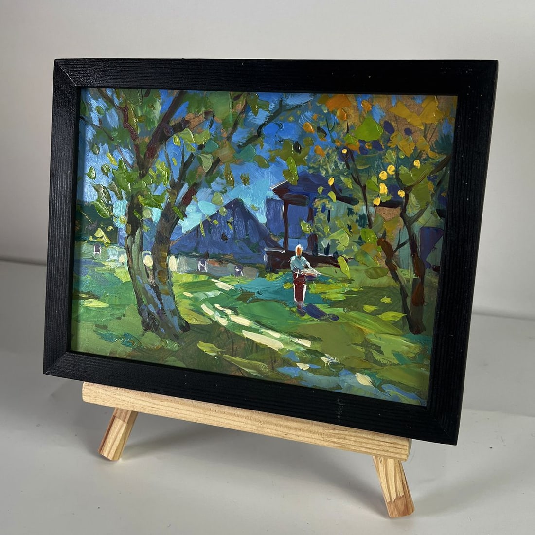 Oil painting Near the village houses Yuriy Suprunchuk - 2