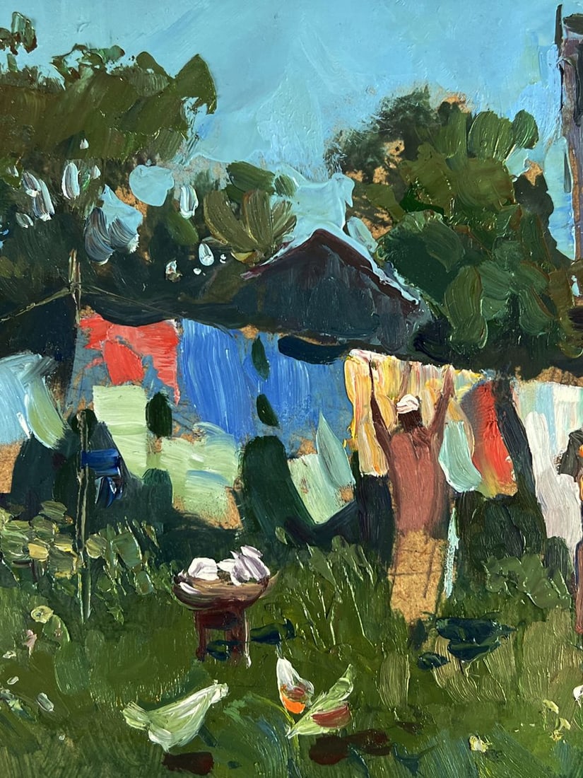 Oil painting Daytime rural life Yuriy Suprunchuk - 4