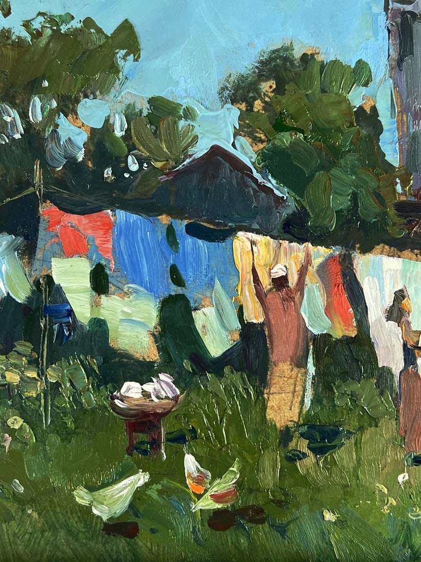 Oil painting Daytime rural life Yuriy Suprunchuk - 5
