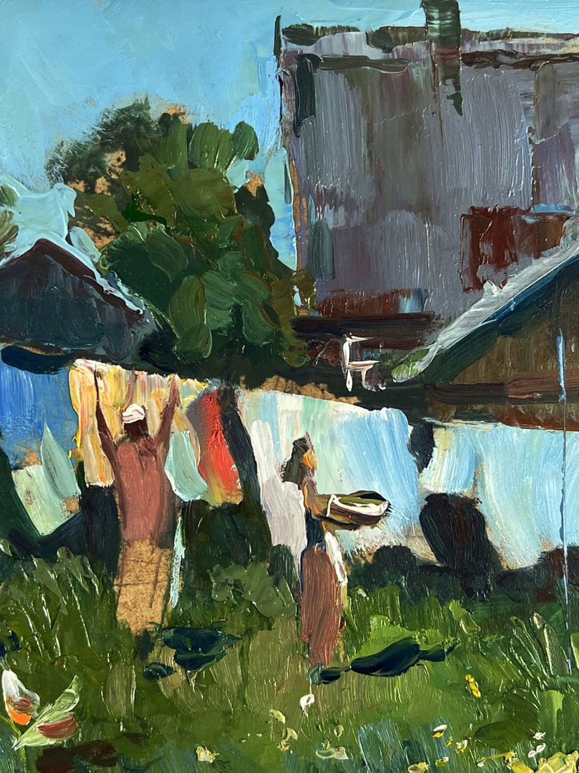 Oil painting Daytime rural life Yuriy Suprunchuk - 8