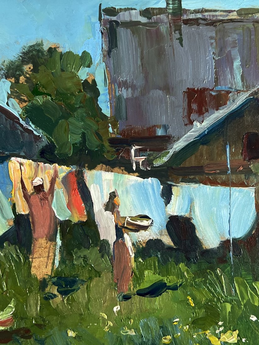 Oil painting Daytime rural life Yuriy Suprunchuk - 9