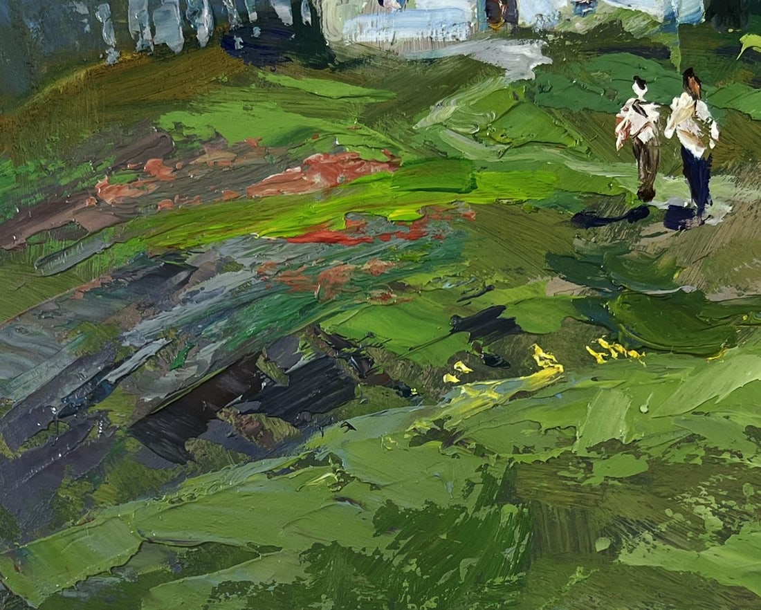 Oil painting Harmony of nature and human labor Yuriy Suprunchuk - 9
