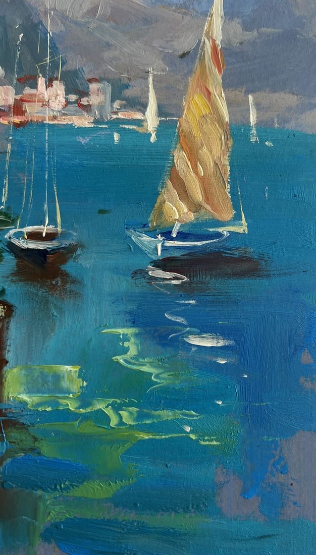 Oil painting Sunny days by the sea Yuriy Suprunchuk - 8