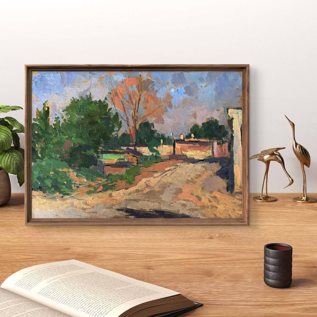 Oil painting On the outskirts of the city Peter Tovpev - 2