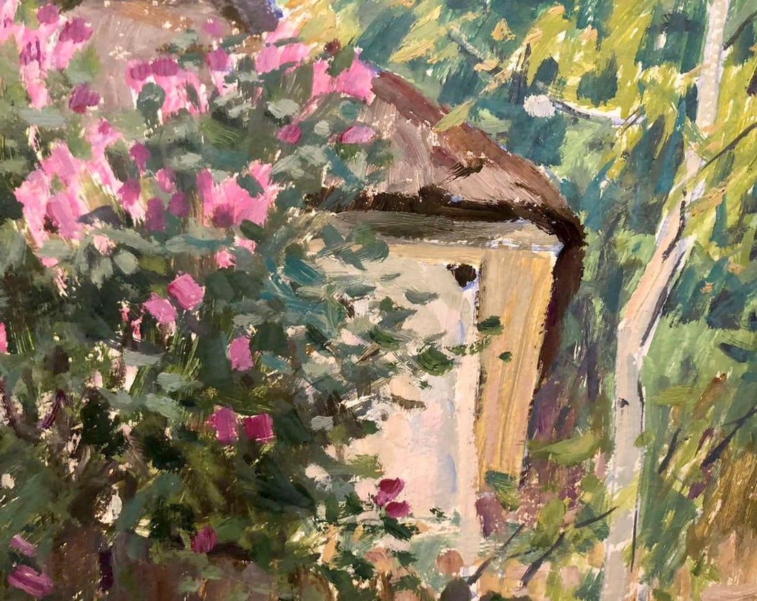 Oil painting Lilac blooms Bortnikov Nikolay Fedorovich - 3