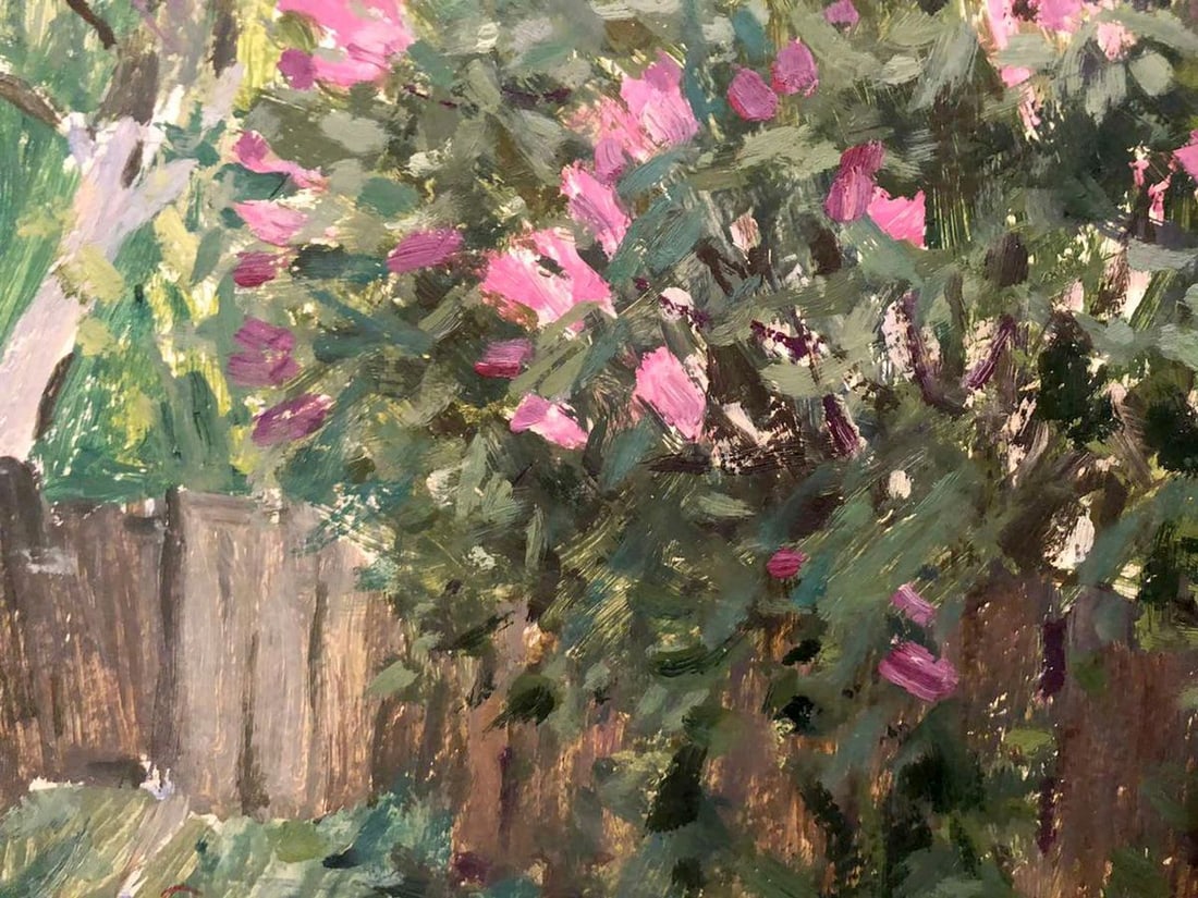 Oil painting Lilac blooms Bortnikov Nikolay Fedorovich - 4