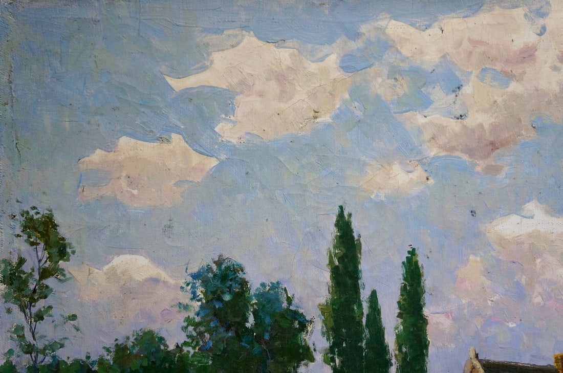 Oil painting Country life - 3