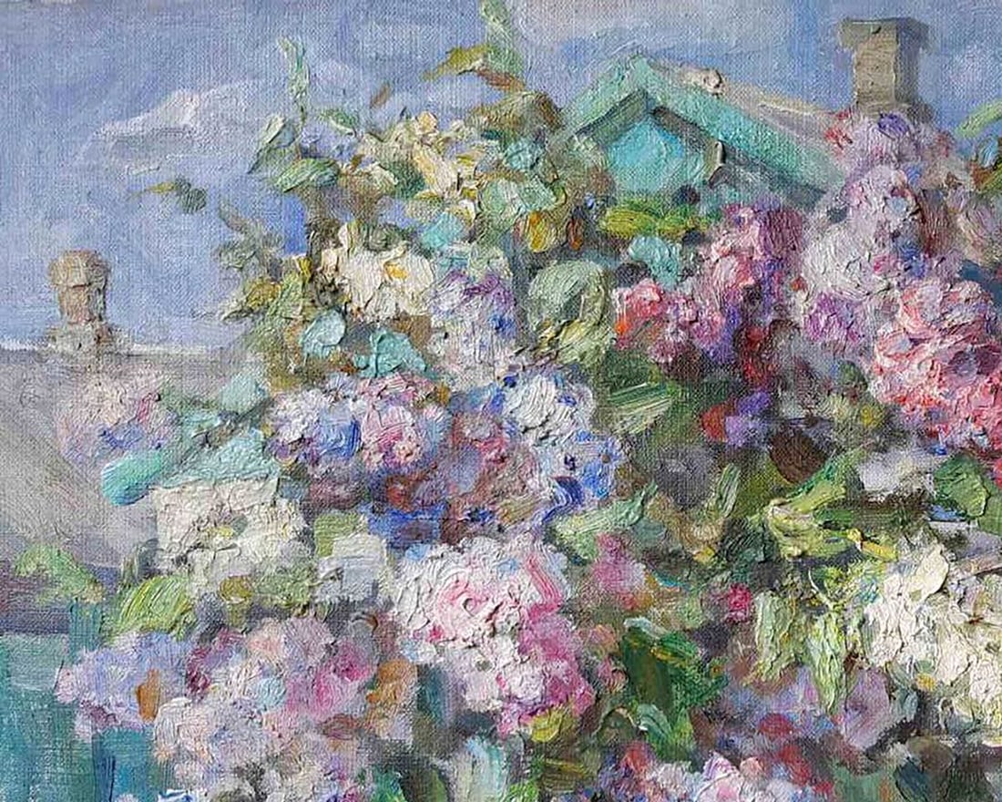 Oil painting Lush lilac Kovalenko Ivan Mikhailovich - 2