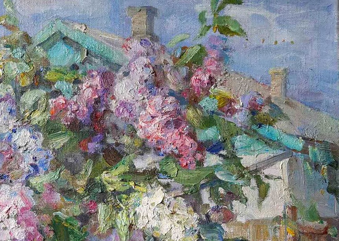 Oil painting Lush lilac Kovalenko Ivan Mikhailovich - 3