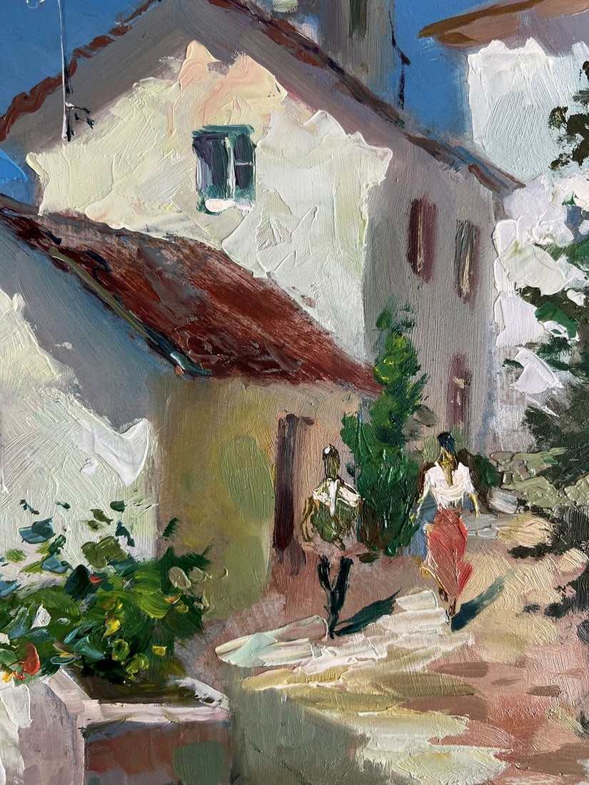 Oil painting An old street of the city Yuriy Suprunchuk - 7
